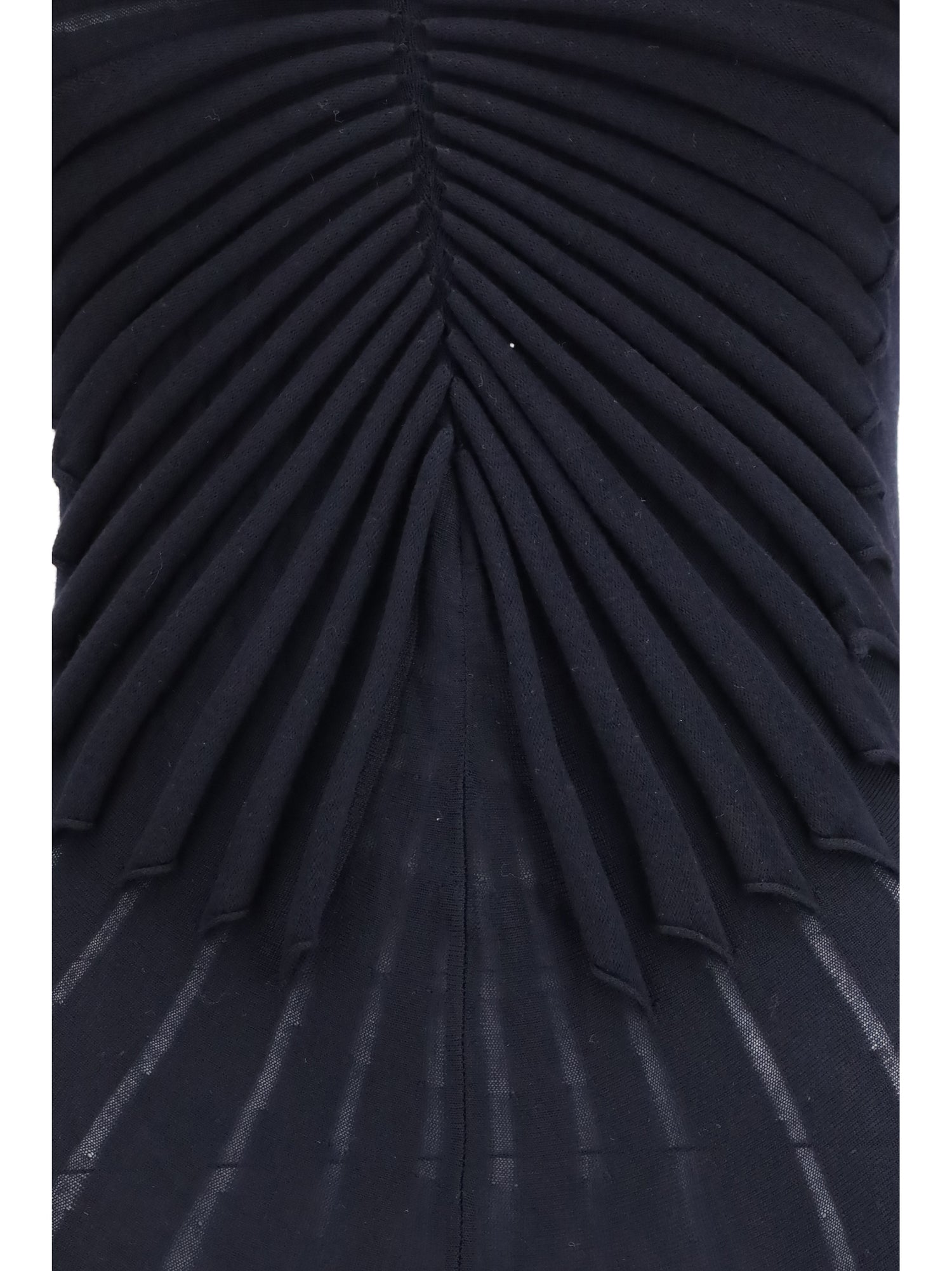 ALAIA 38 wool shaping dress