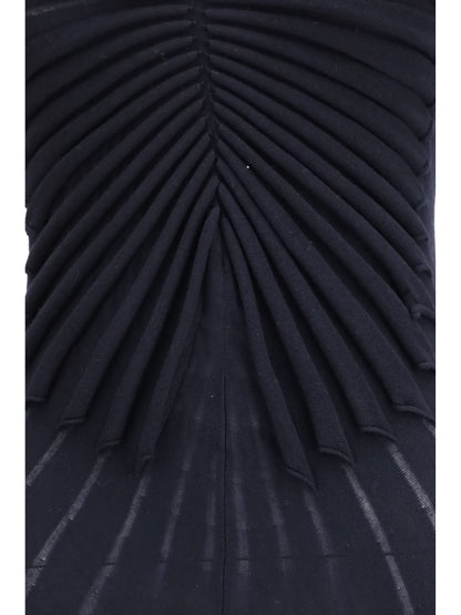 ALAIA 38 wool shaping dress