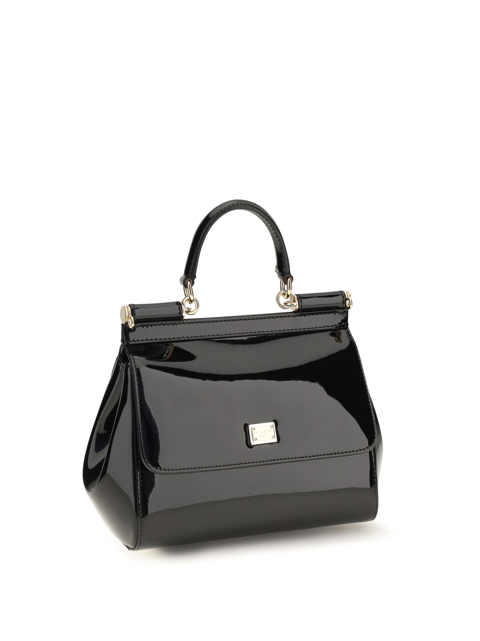small sicily patent leather handbag