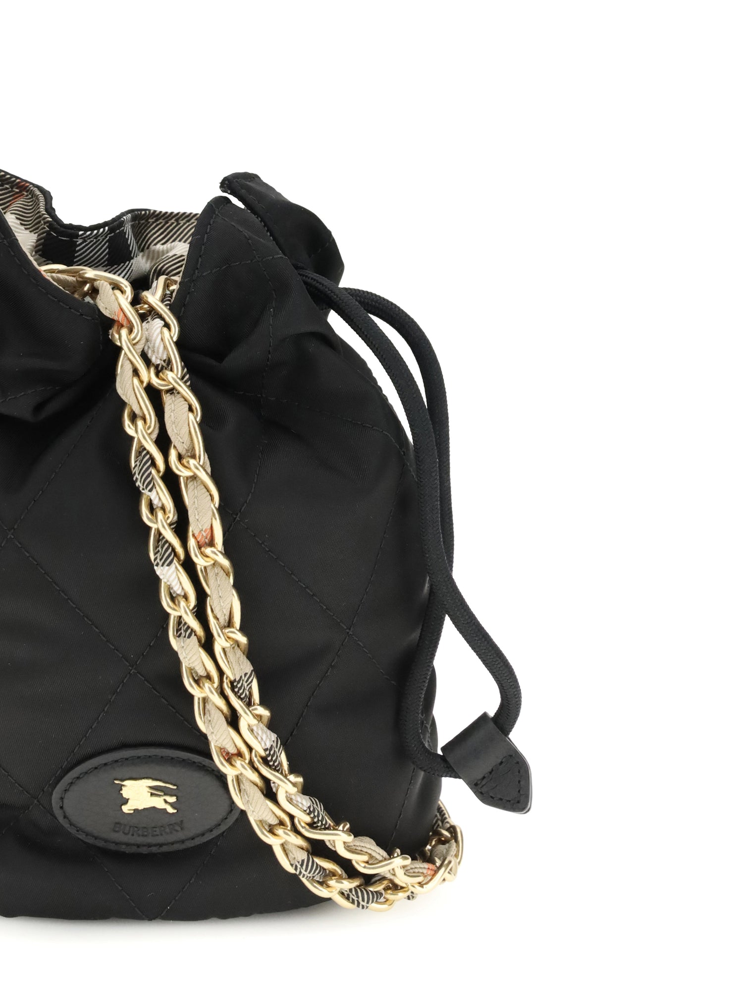 BURBERRY OS horseshoe bucket bag