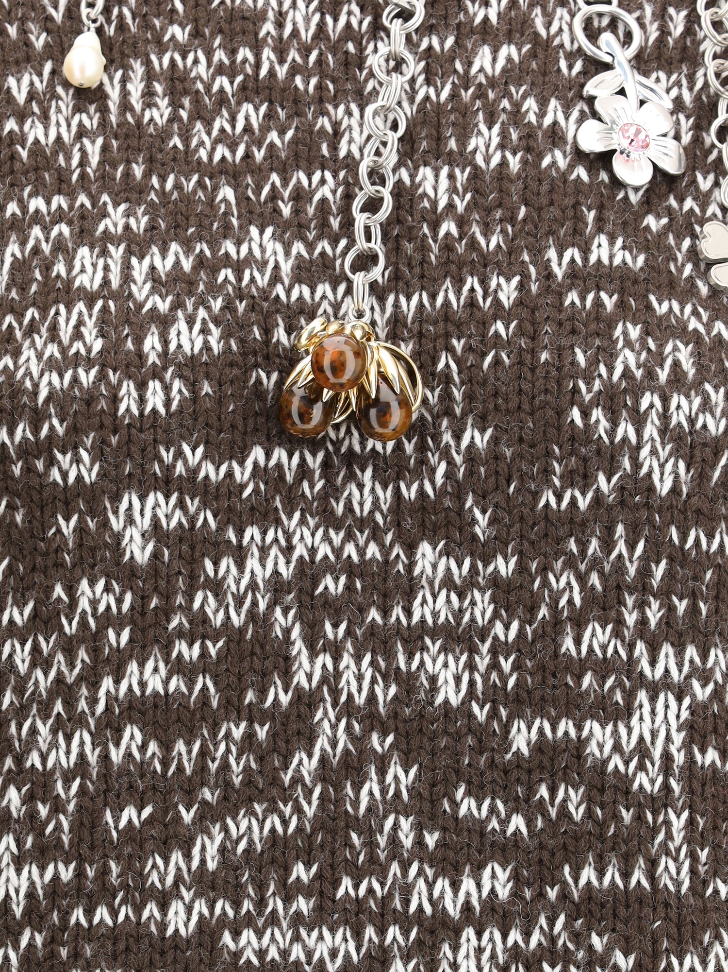 PRADA 40 charm-embellishment sweate