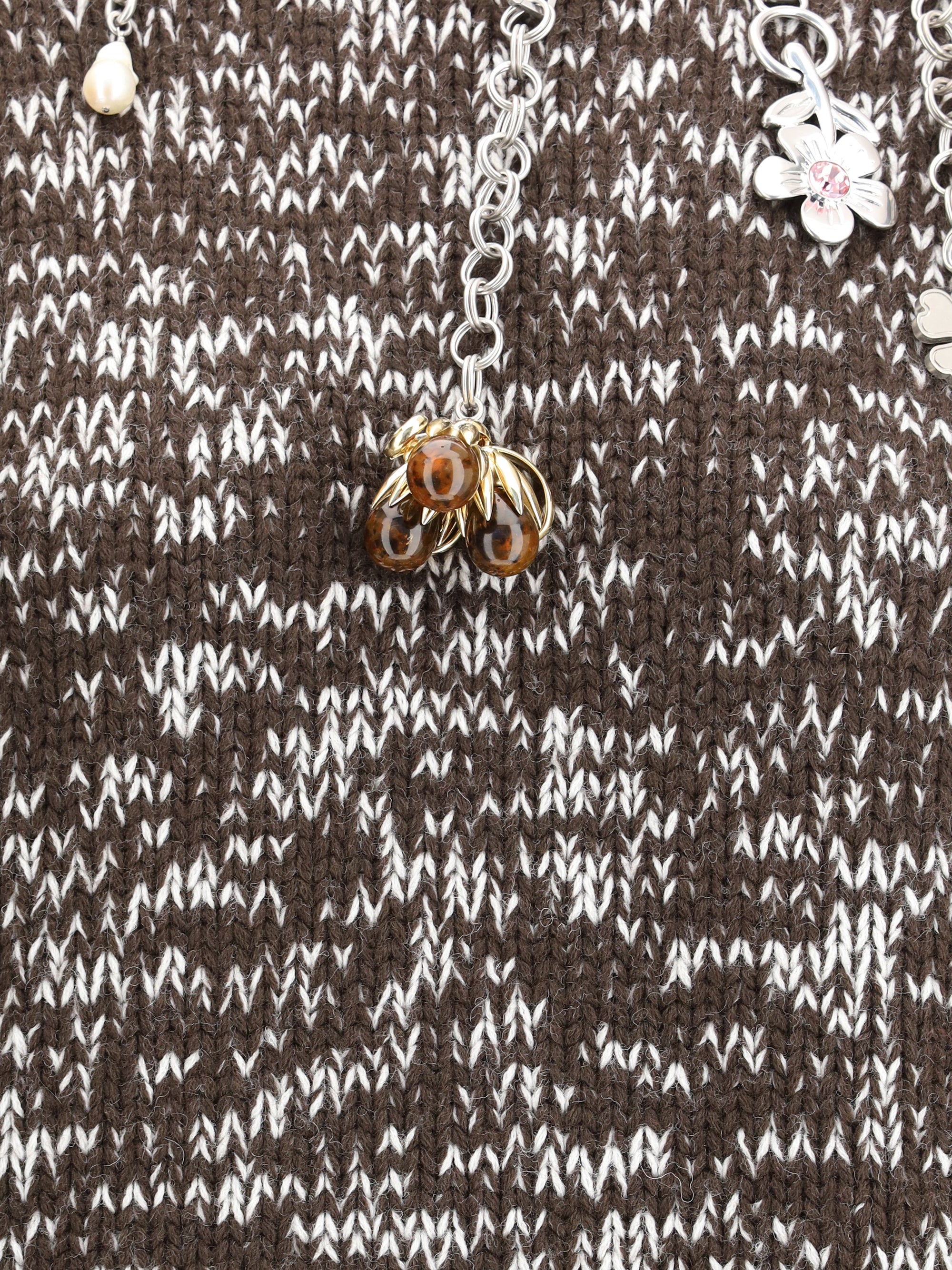 PRADA 40 charm-embellishment sweate