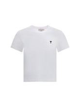 AMI PARIS M ami de coeur cropped t-shirt