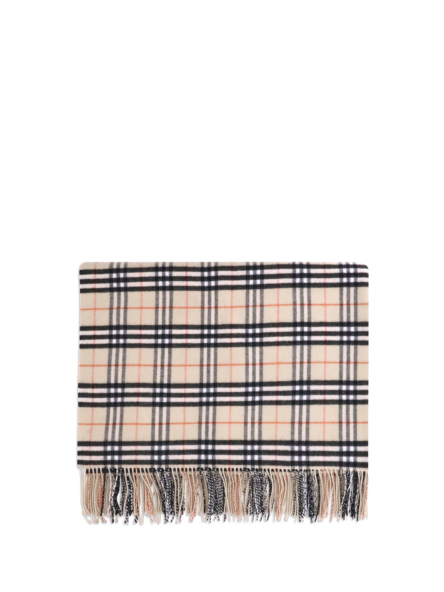 BURBERRY OS check wool blanket
