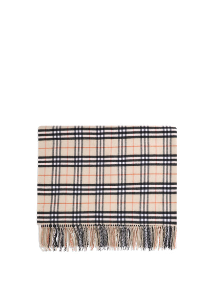 BURBERRY OS check wool blanket