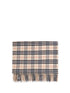 BURBERRY OS check wool blanket