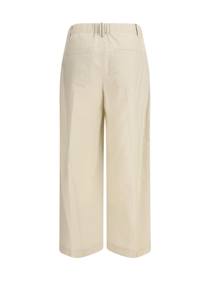BRUNELLO CUCINELLI 38 cotton-blend trousers