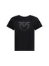 PINKO M embroidered logo t-shirt 
