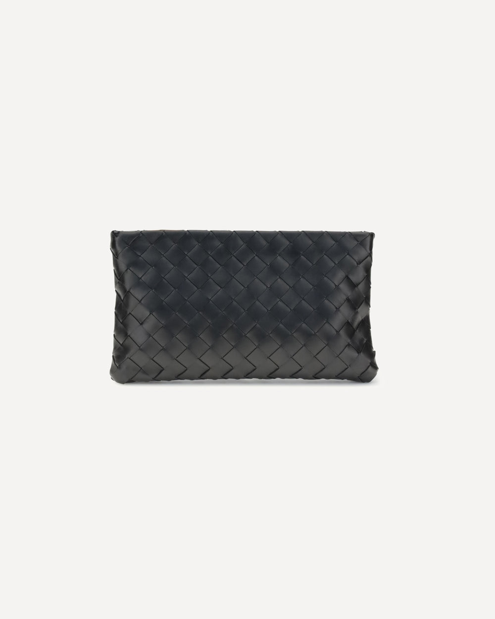 Bottega Veneta Iconic Intrecciato Pouch Bag Black