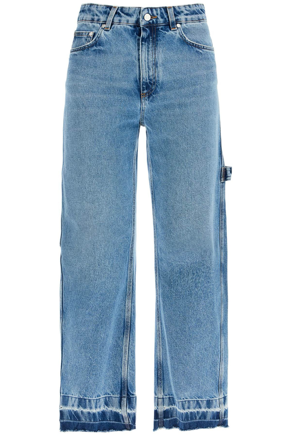 vintage effect barrel jeans for men