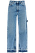 vintage effect barrel jeans for men