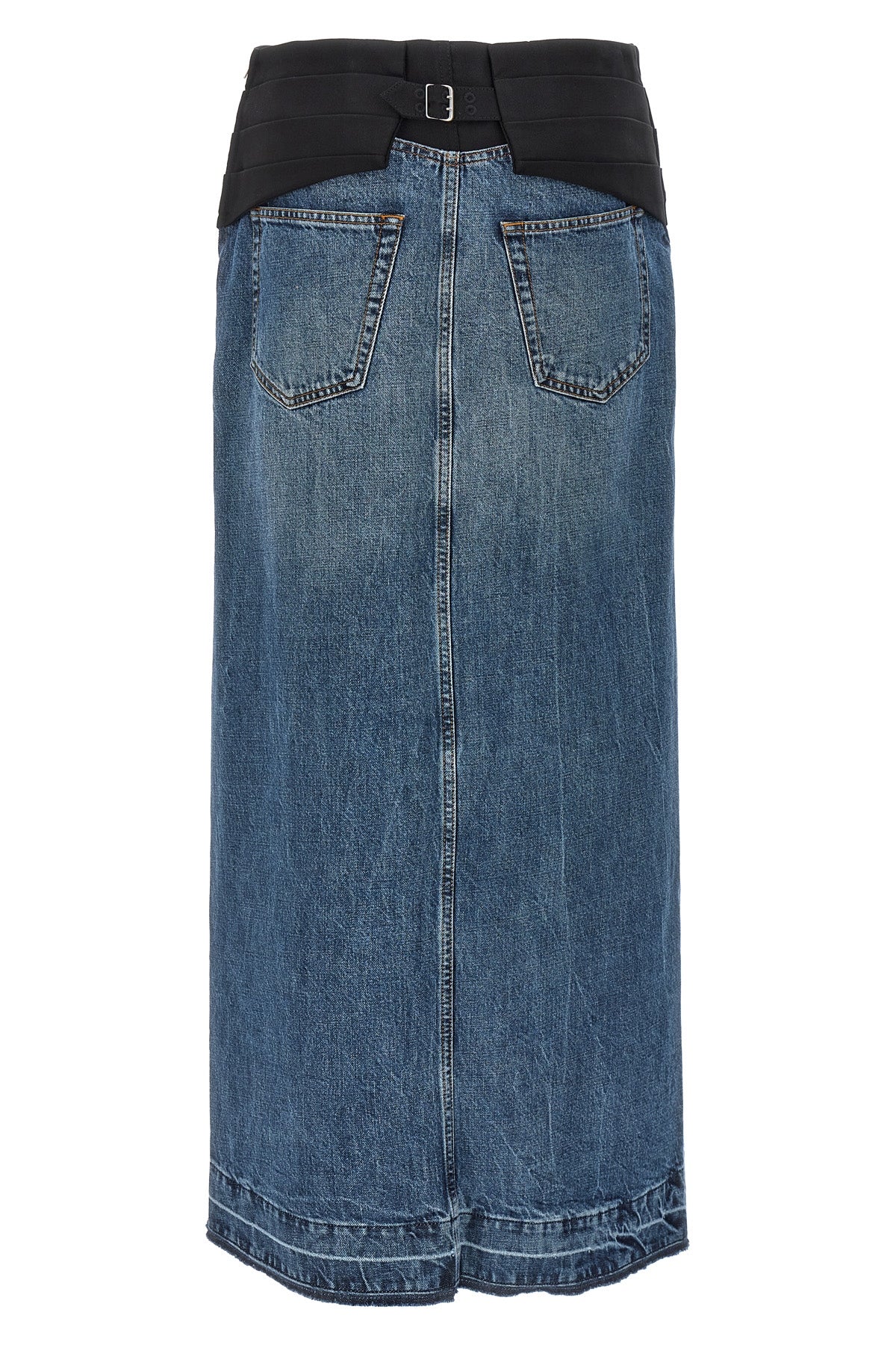 cotton denim skirt