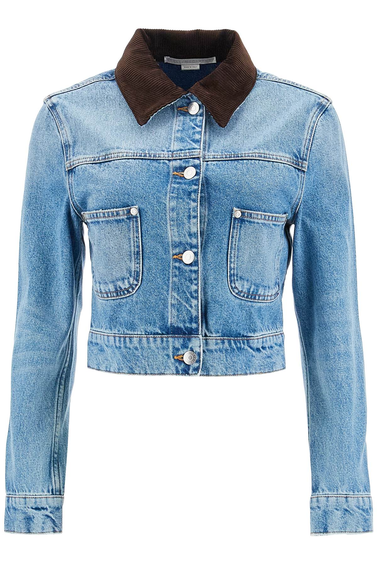 cropped denim jacket for women