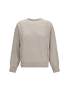 cashmere sweater with monili chain