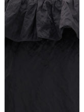 CHLOÉ 38 mini dress in washed technical satin