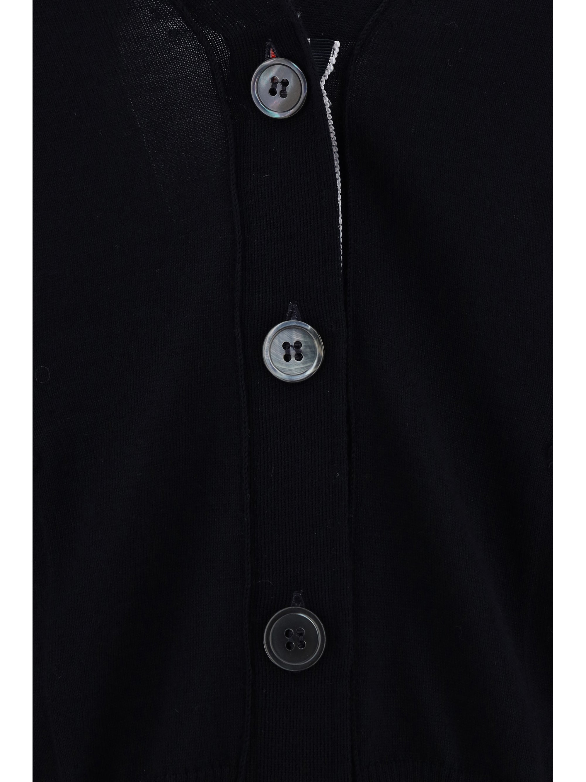 THOM BROWNE 38 merino wool cardigan