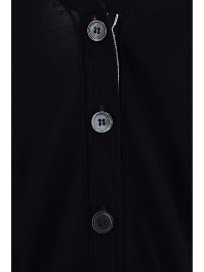 THOM BROWNE 38 merino wool cardigan