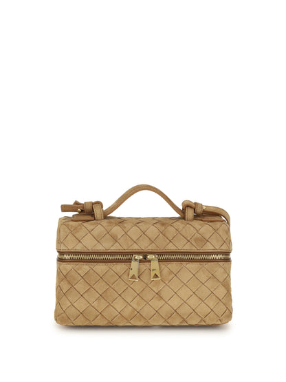 BOTTEGA VENETA OS suede vanity case shoulder bag