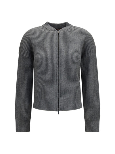 carnet ribbed cardigan