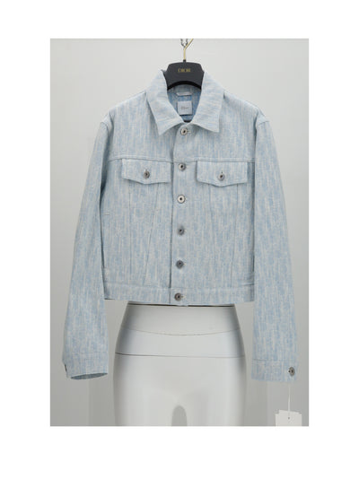 jacket denim oblique chiaro