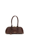 large bowling baguette shoulder bag