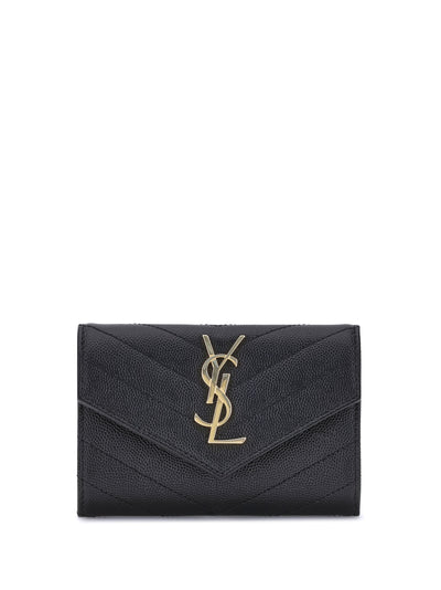 SAINT LAURENT OS leather wallet