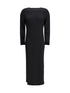 CRIDA MILANO 0 tunisi midi dress in cady