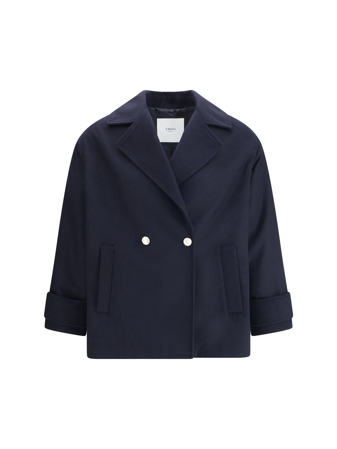 CRUNA 38 midi coat with button closure