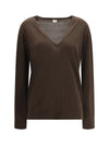 v-neck cashmere-blend sweater