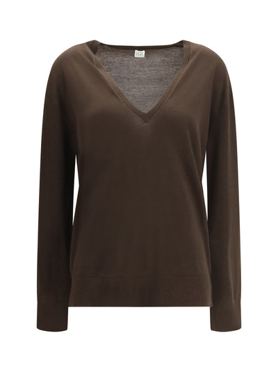 v-neck cashmere-blend sweater