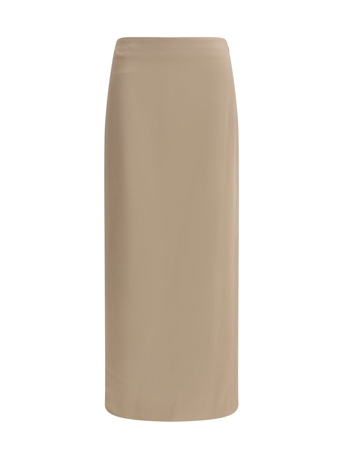 BRUNELLO CUCINELLI 44 satin midi skirt