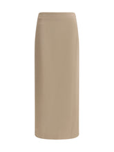 BRUNELLO CUCINELLI 44 satin midi skirt