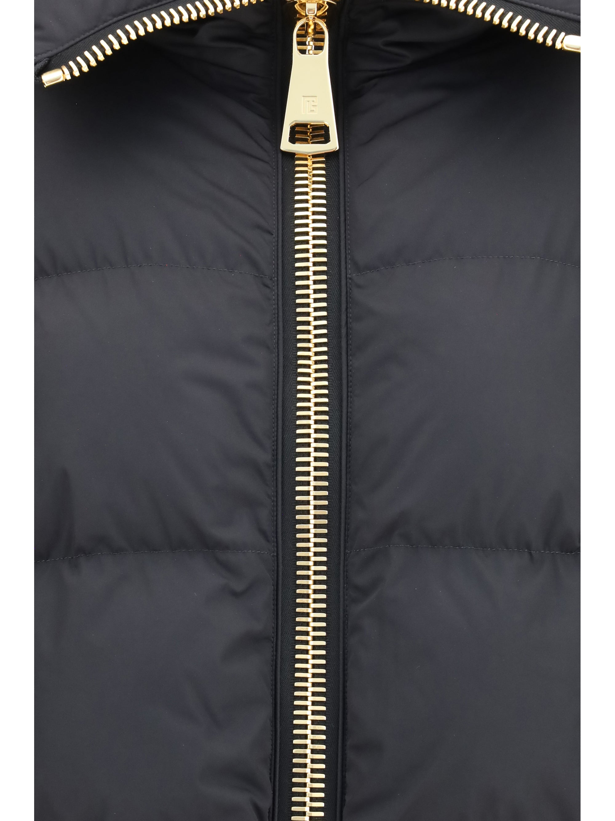 padded high-neck jacket