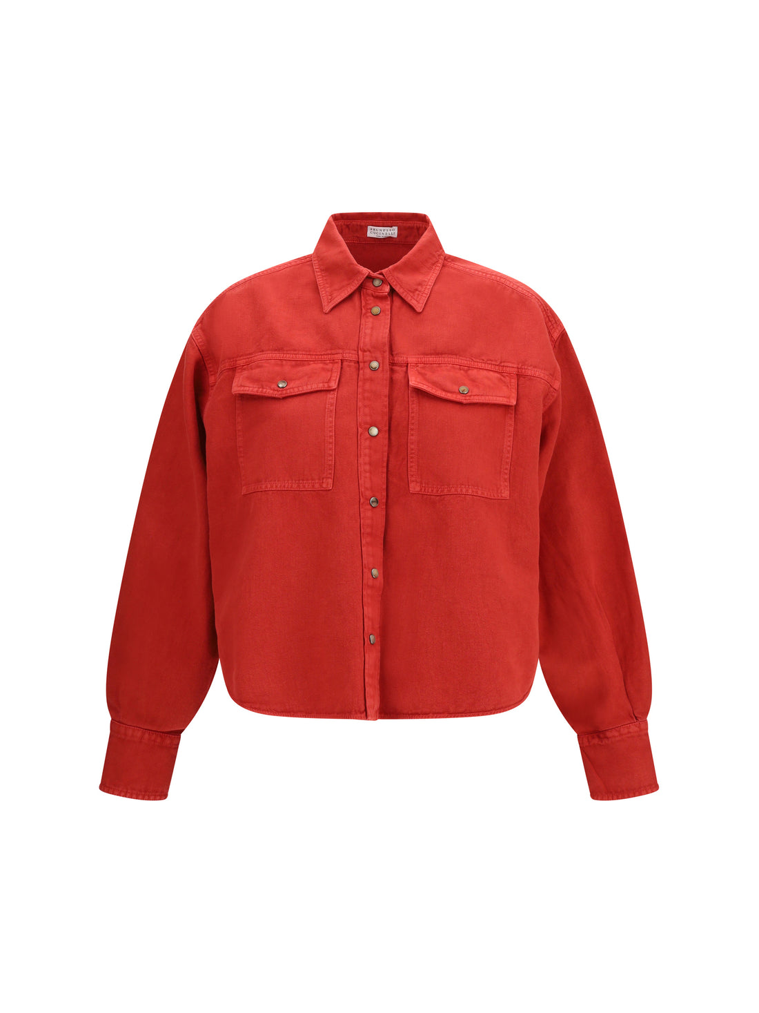 BRUNELLO CUCINELLI L cotton and linen shirt