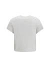 crystal hotfix logo cotton t-shirt