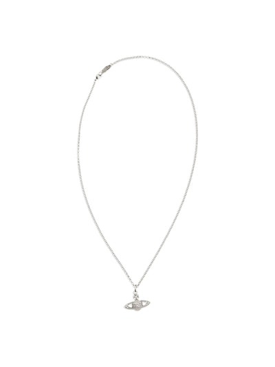 mini bas relief orb necklace