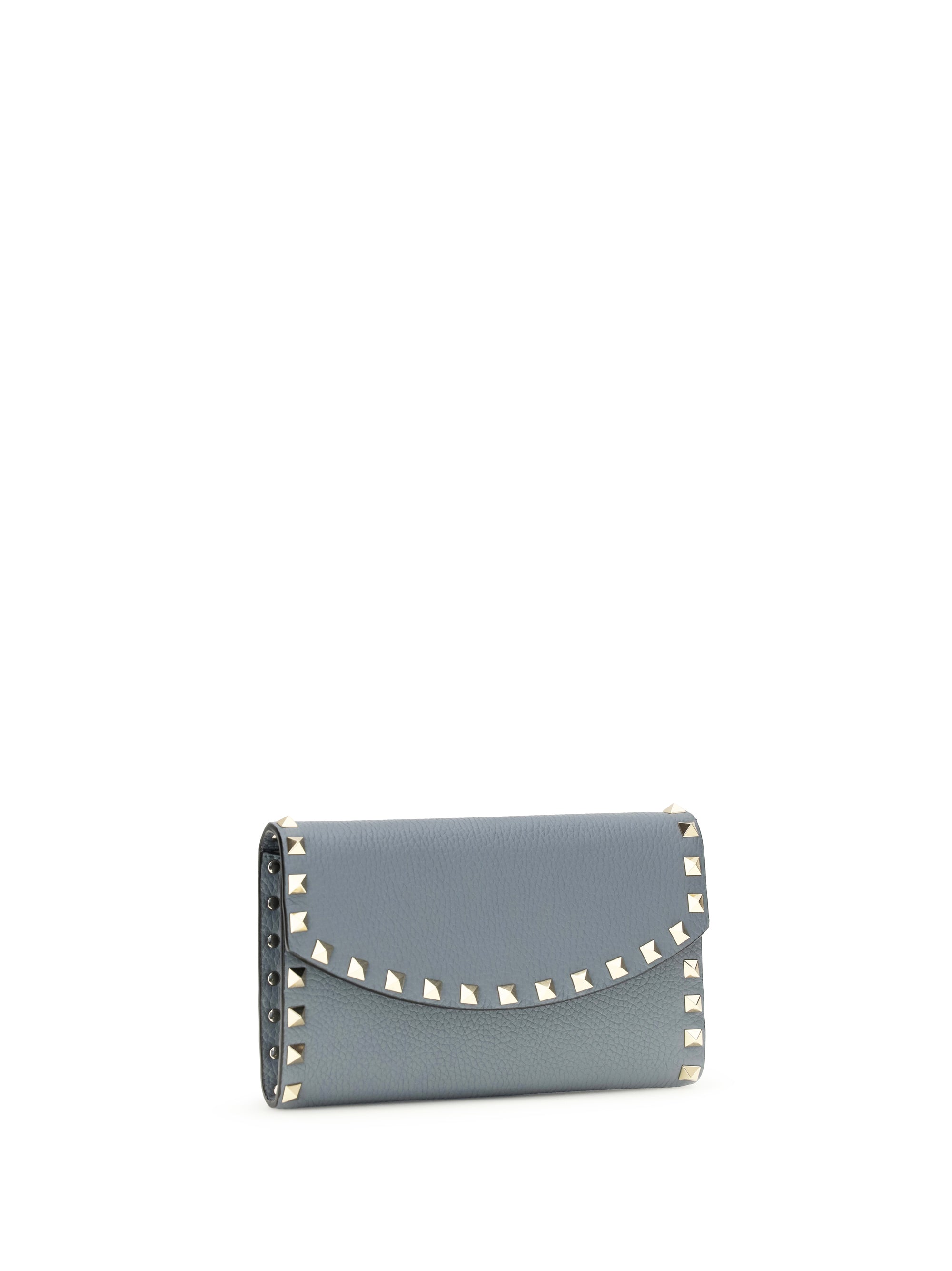 rockstud chain wallet