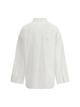 BALENCIAGA 34 lace-up cotton shirt