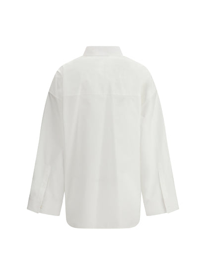 BALENCIAGA 34 lace-up cotton shirt