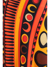 long silk-blend printed dress