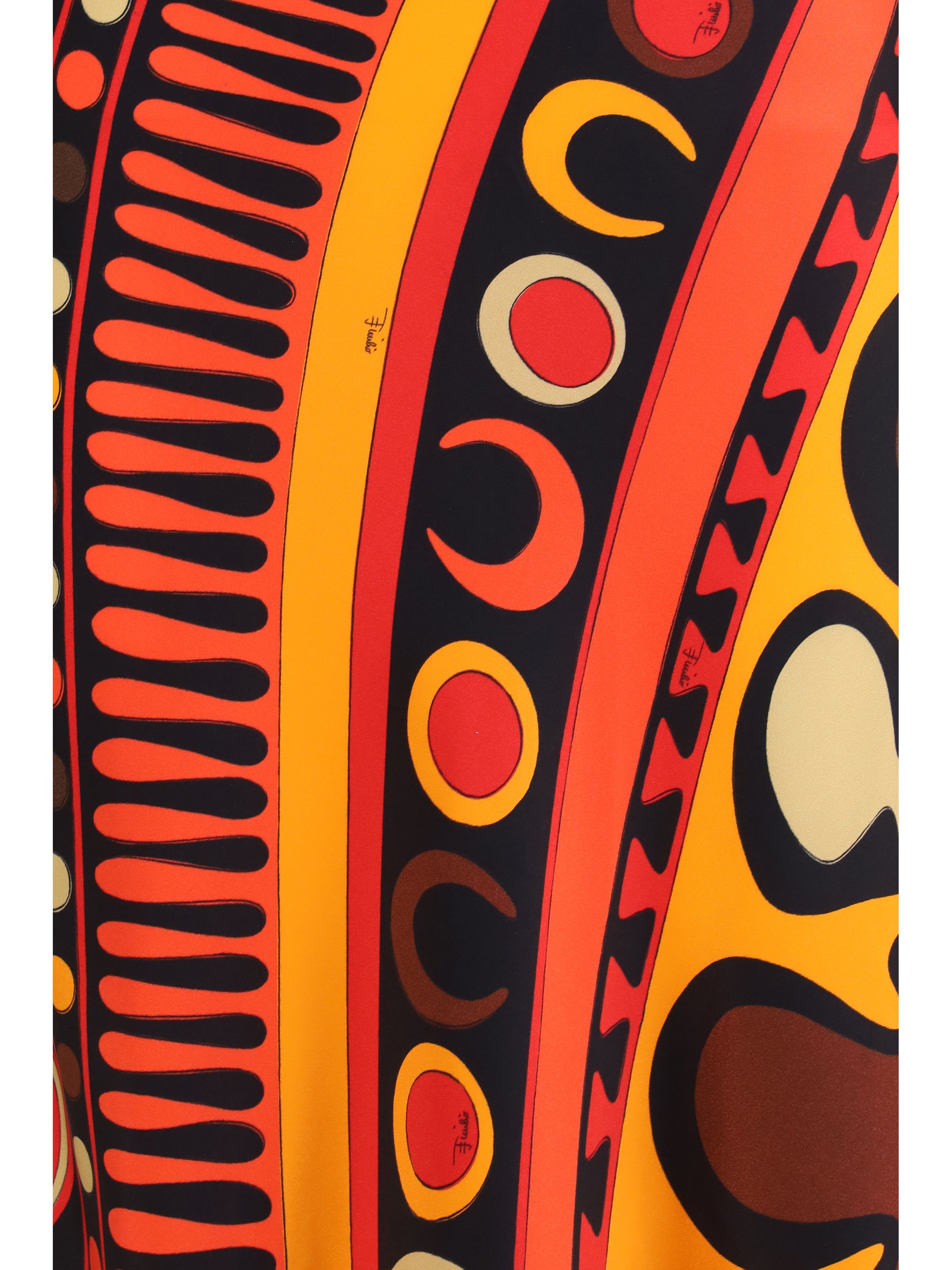 long silk-blend printed dress