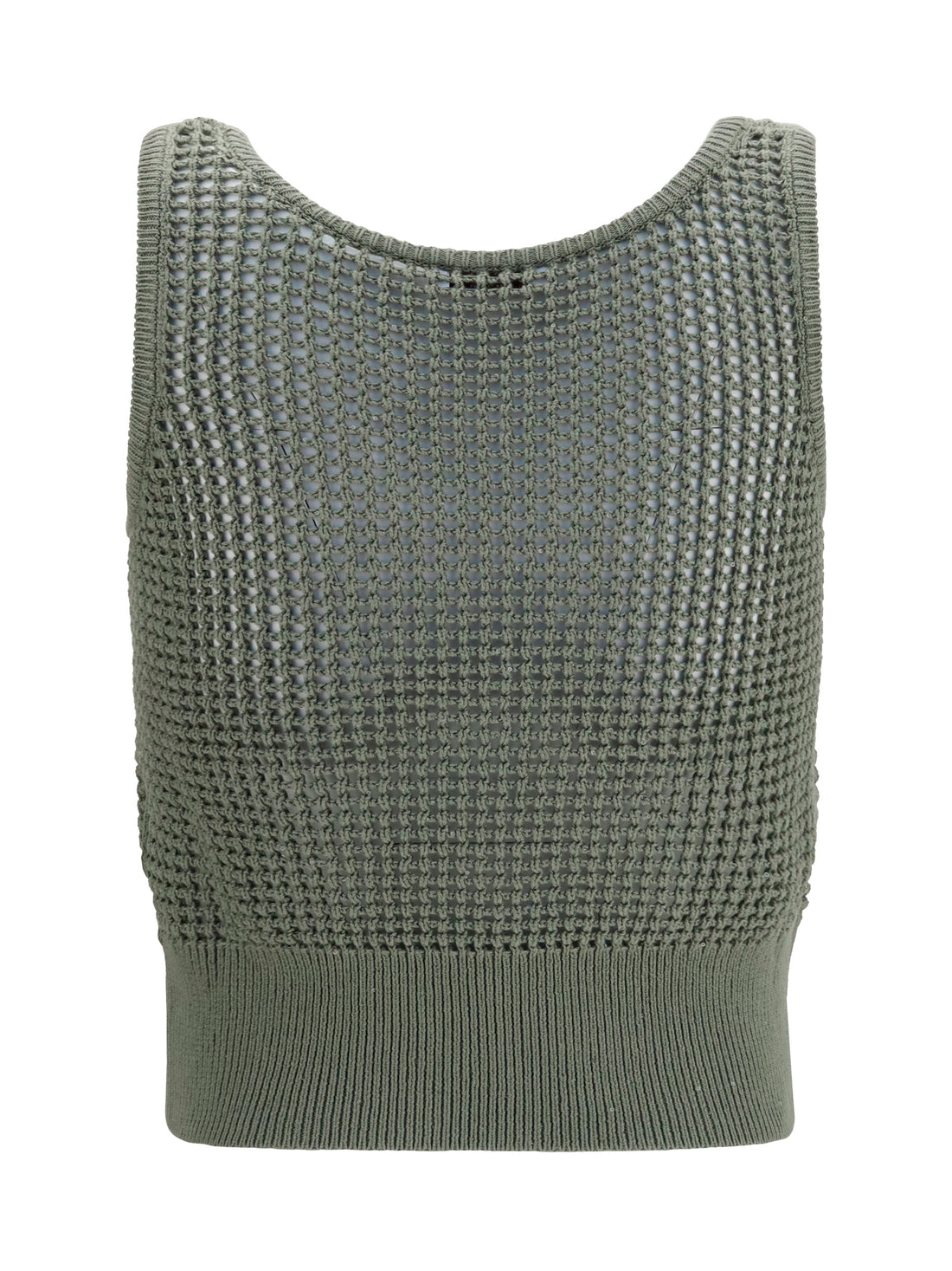 BRUNELLO CUCINELLI L perforated sequin tank top