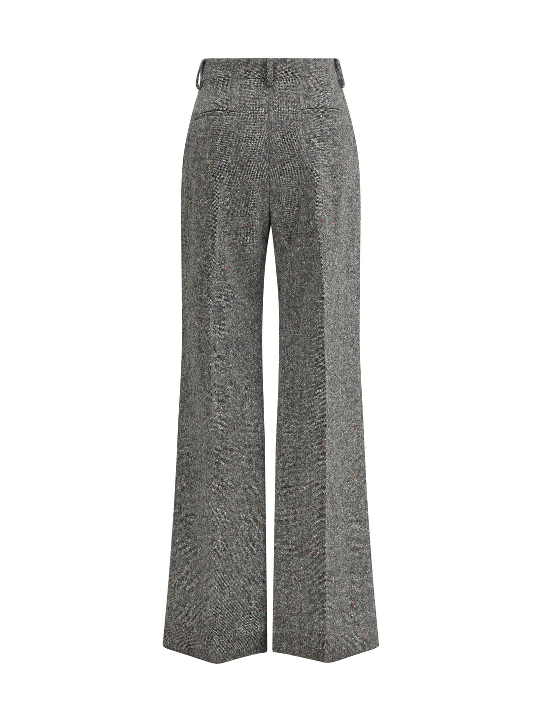 VALENTINO 42 bottonato natté wool trousers
