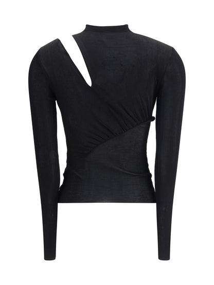 SELF-PORTRAIT M long sleeve knit top