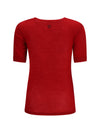ribbed knit t-shirt