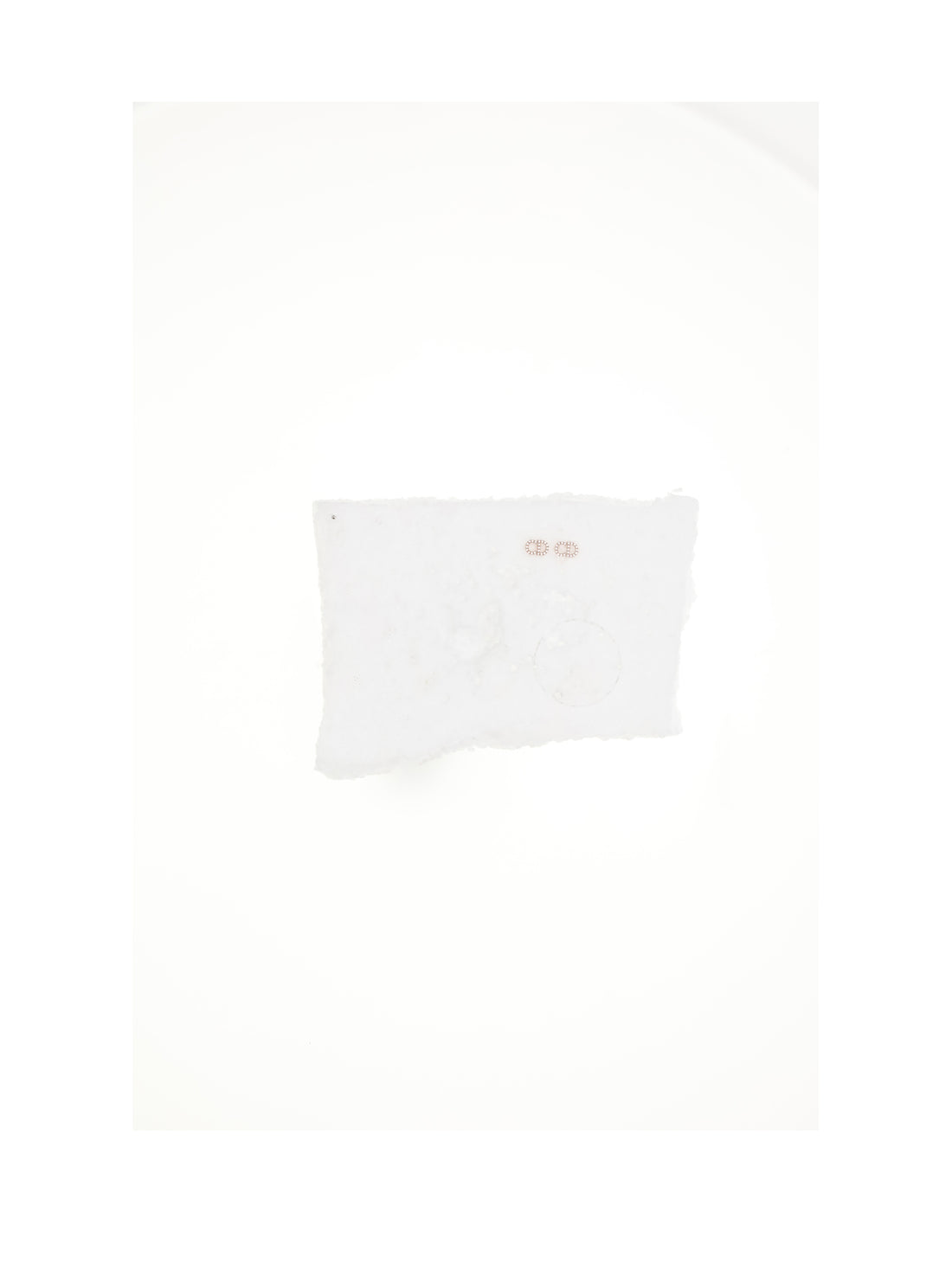 DIOR OS clair d lune stud earrings