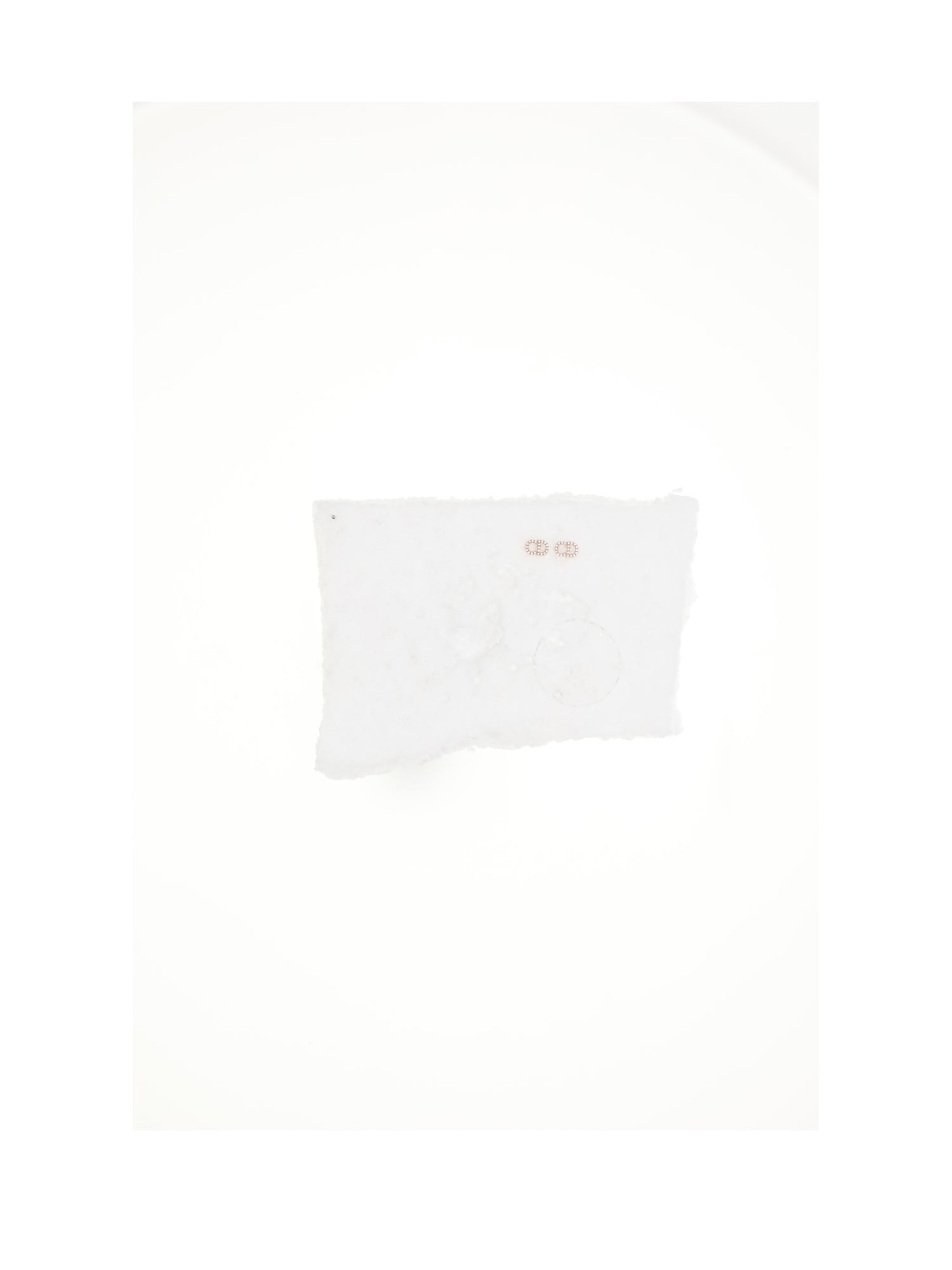 DIOR OS clair d lune stud earrings