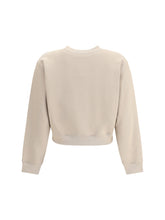 MAISON KITSUNÉ L lady fox crop sweatshirt