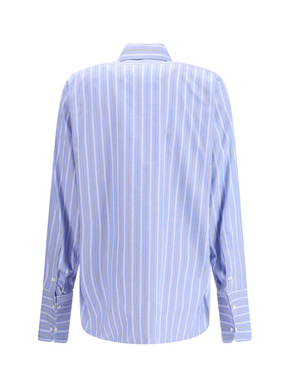 MARGIELA 40 striped cotton shirt