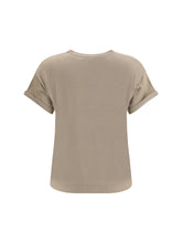 BRUNELLO CUCINELLI M cashmere glitter t-shirt